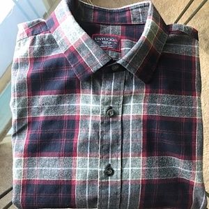 UNTUCKit Plaid Cotton Flannel Button-Up NWOT/ M